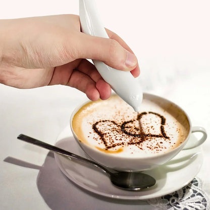 Electric Coffee Art Pen For Coffee Lovers